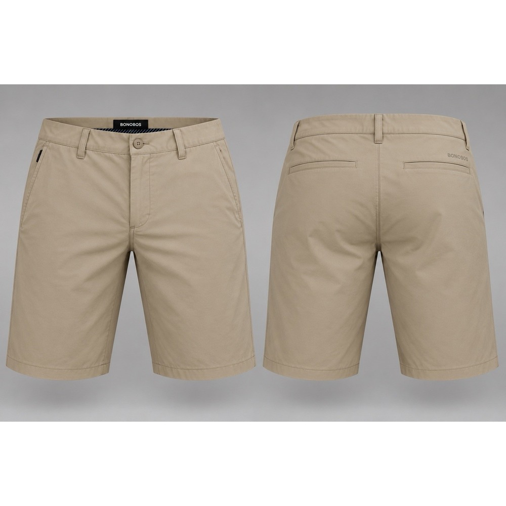 Bonobos Golf Shorts Mens 36 Khaki 8 " Inseam Performance Stretch Athletic